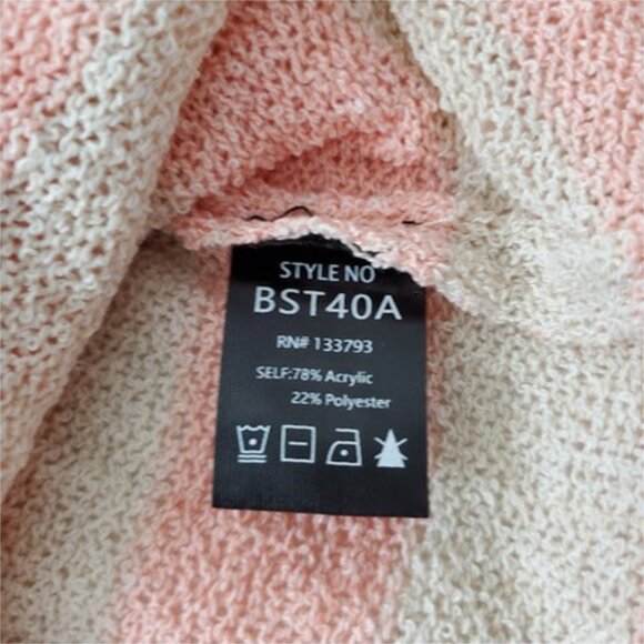 POL Oversize Loose Fit American Flag Lightweight Leisure Sweater Knit Top Size S - Picture 7 of 8